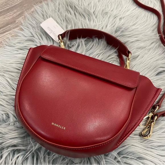 NWT WANDLER hortensia crossbody handbag in brick - mini - Picture 2 of 16
